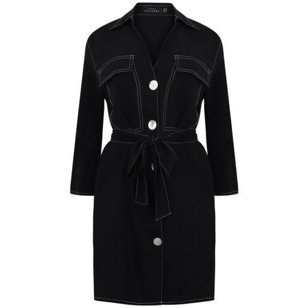 Zara Basic Button Dress - image 1